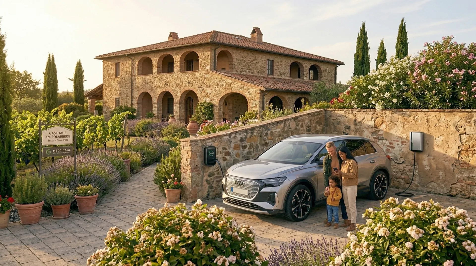 Ferienwohnung mit E-Ladestation